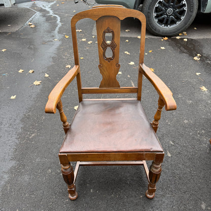 Vintage Gibbard Solid Walnut Dining Set