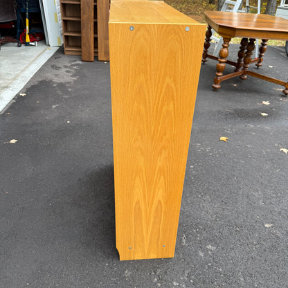 Oak Effect Adjustable Bookcase