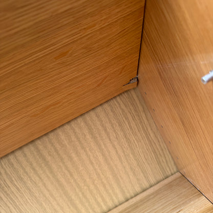 Oak Effect Adjustable Bookcase