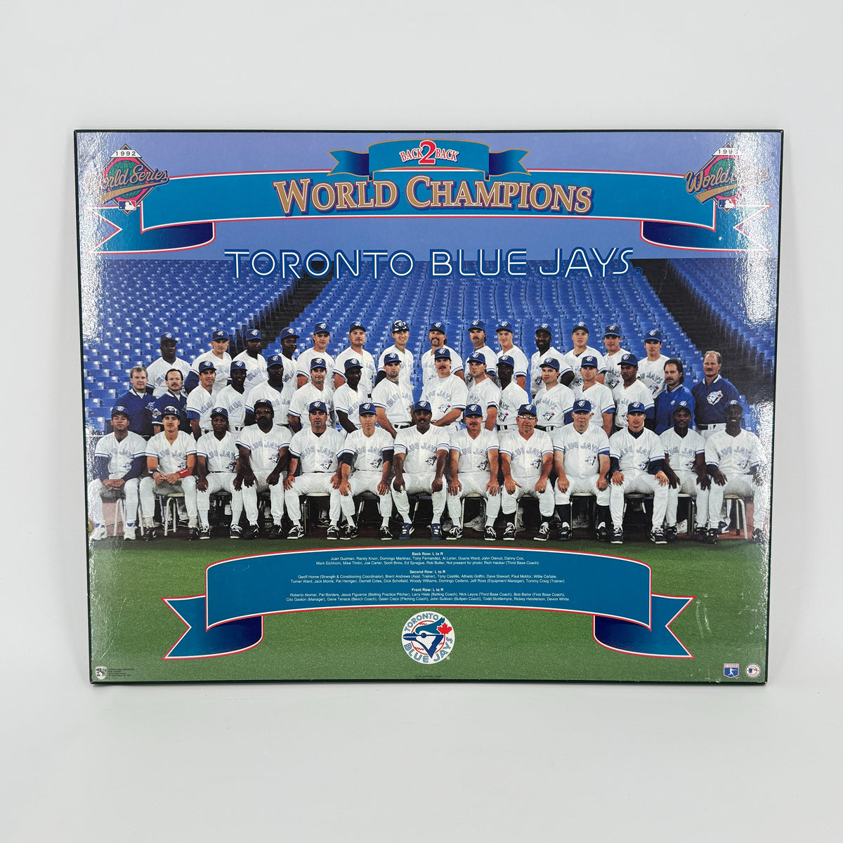 Blue Jays 1992-93 Photo Plaque