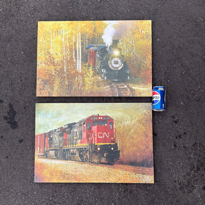 LED Train Canvas Art (23.5 x 16)