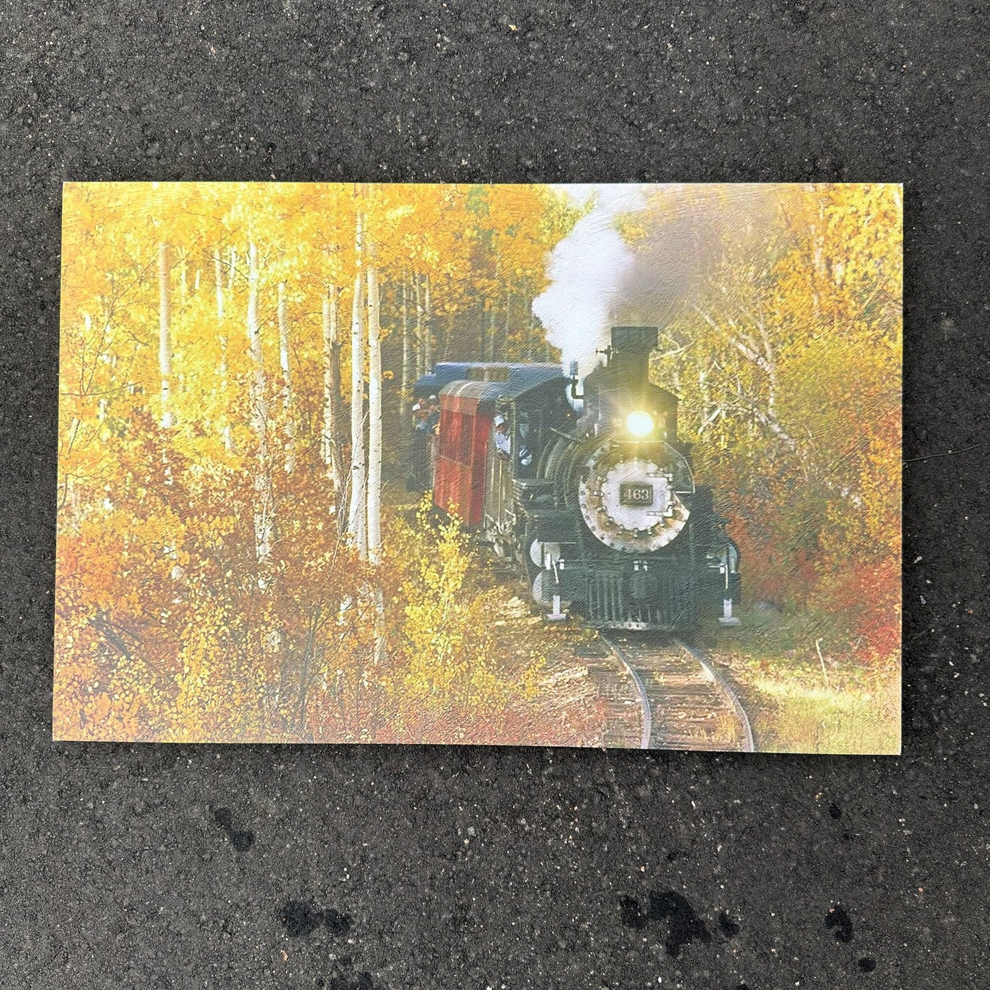 LED Train Canvas Art (23.5 x 16)