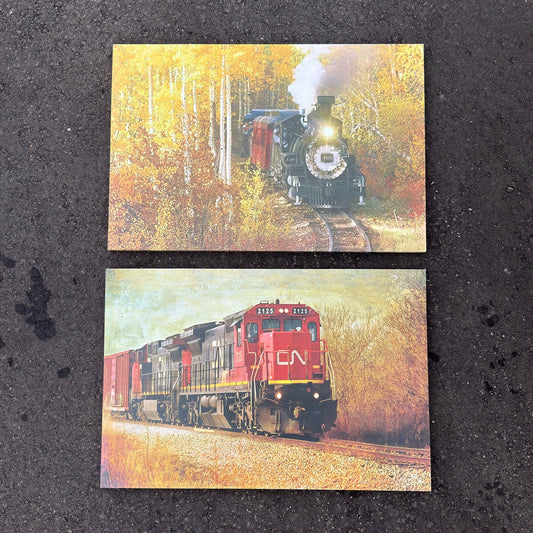 LED Train Canvas Art (23.5 x 16)