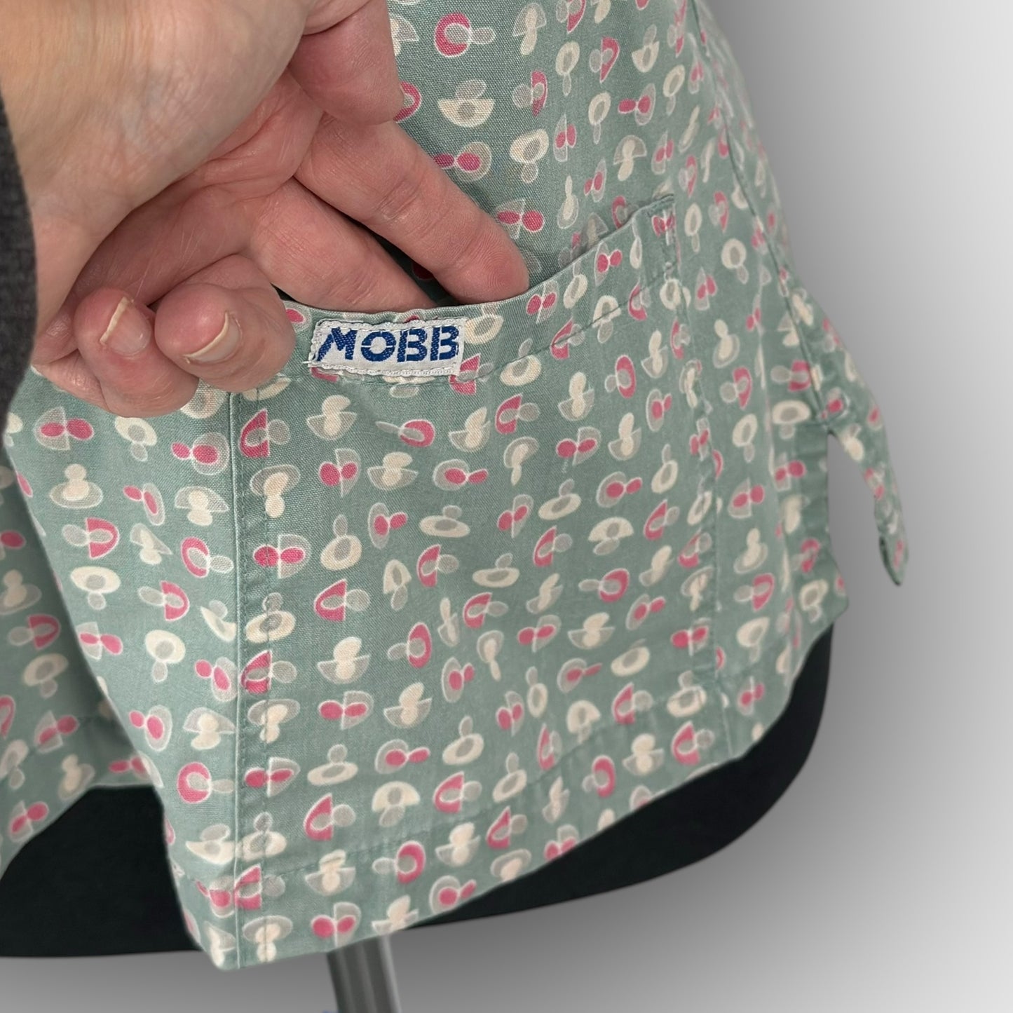 MOBB Mock Wrap Scrub Top (S/M)