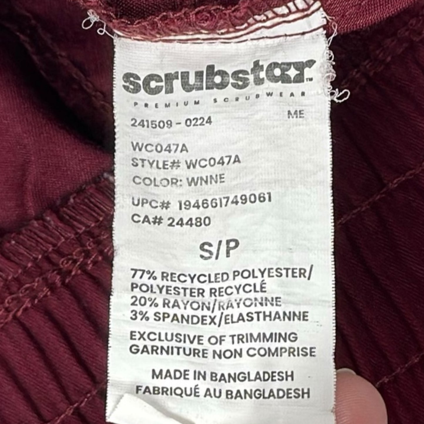 Scrubstar Jogger Scrub Pants (S)