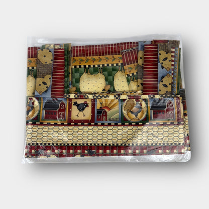 Cock-A-Doodle-Do sewing fabric lot