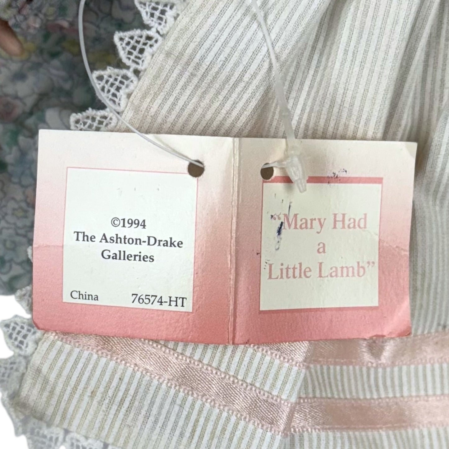 Ashton-Drake Mary porcelain doll
