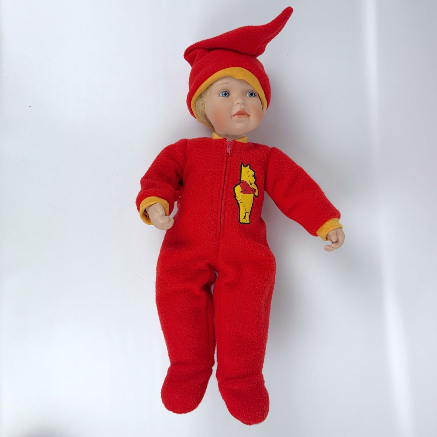 Disney Pooh porcelain pajama doll
