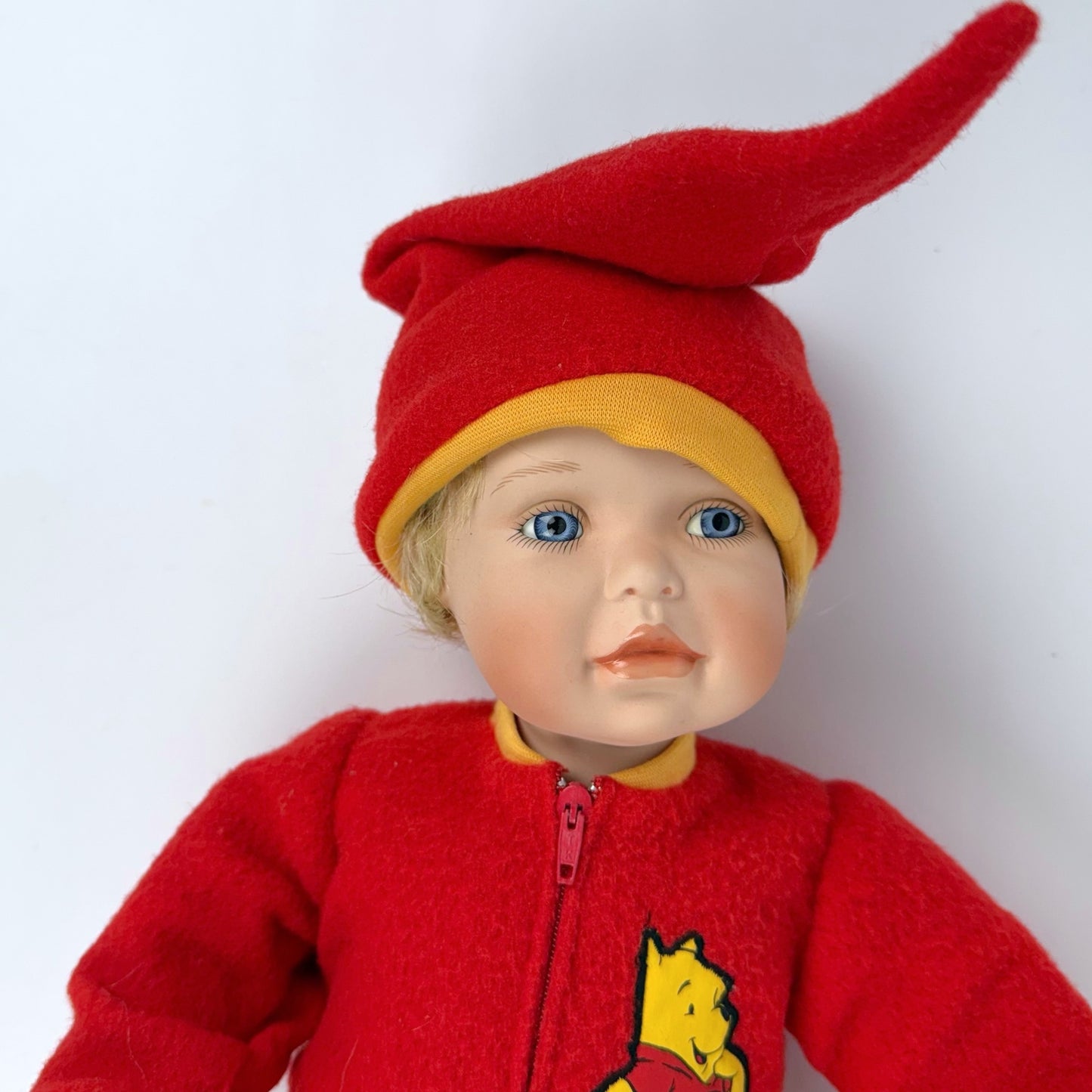 Disney Pooh porcelain pajama doll