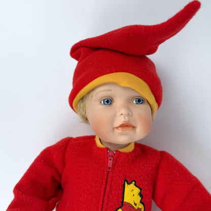Disney Pooh porcelain pajama doll