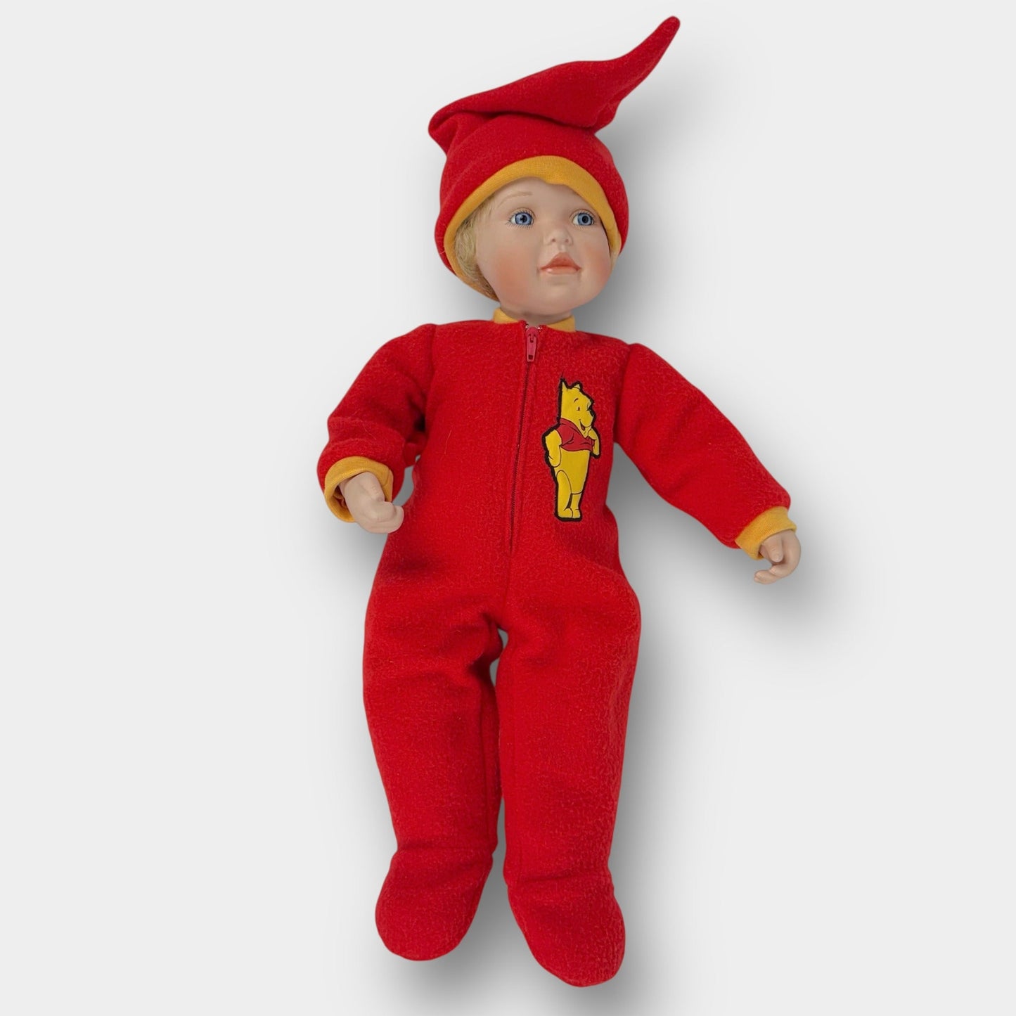 Disney Pooh porcelain pajama doll