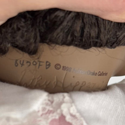 Mary Had A Little Lamb porcelain doll