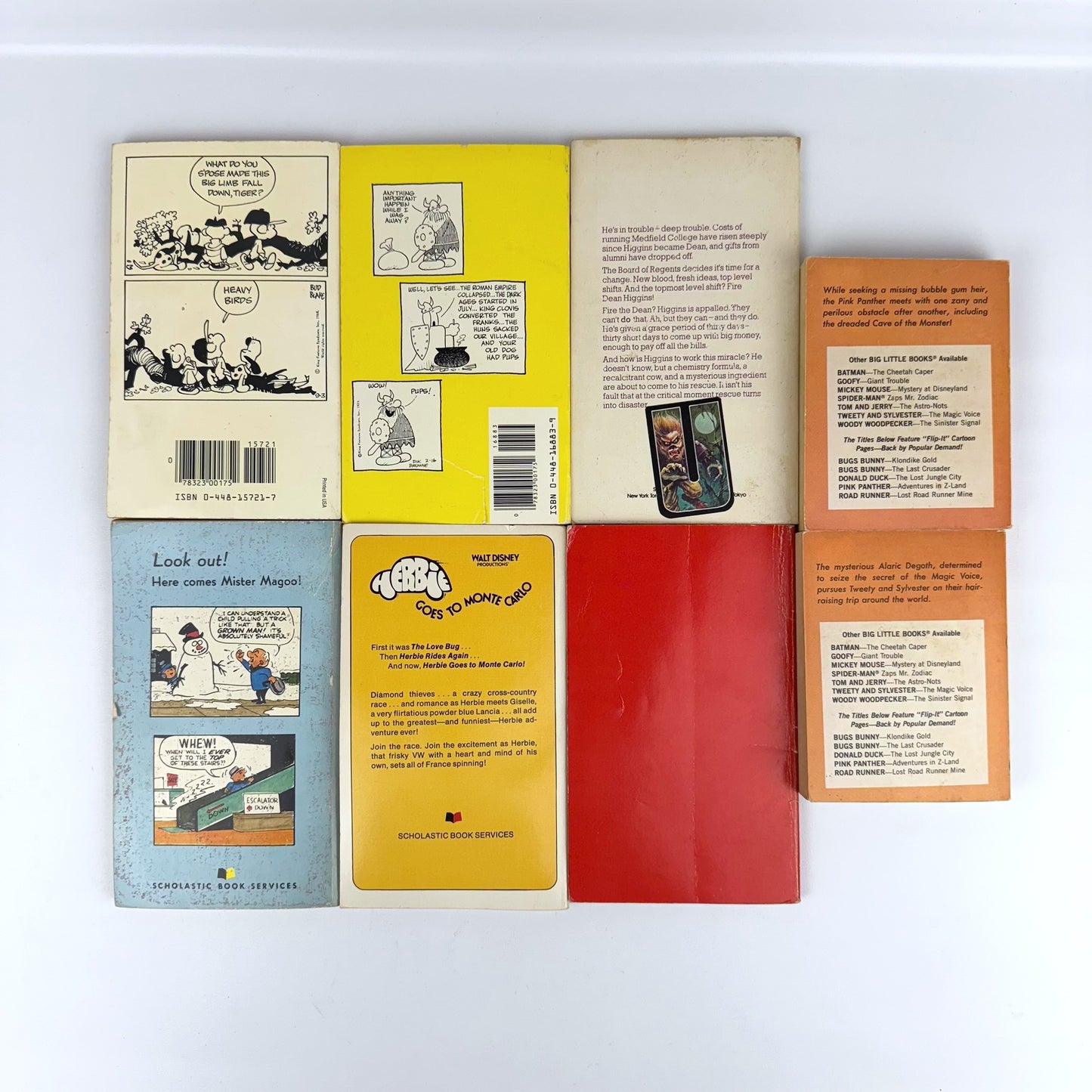 Vintage cartoon book lot 8 pack