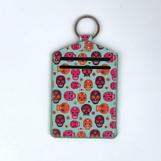 Skull Card Holder Keychain