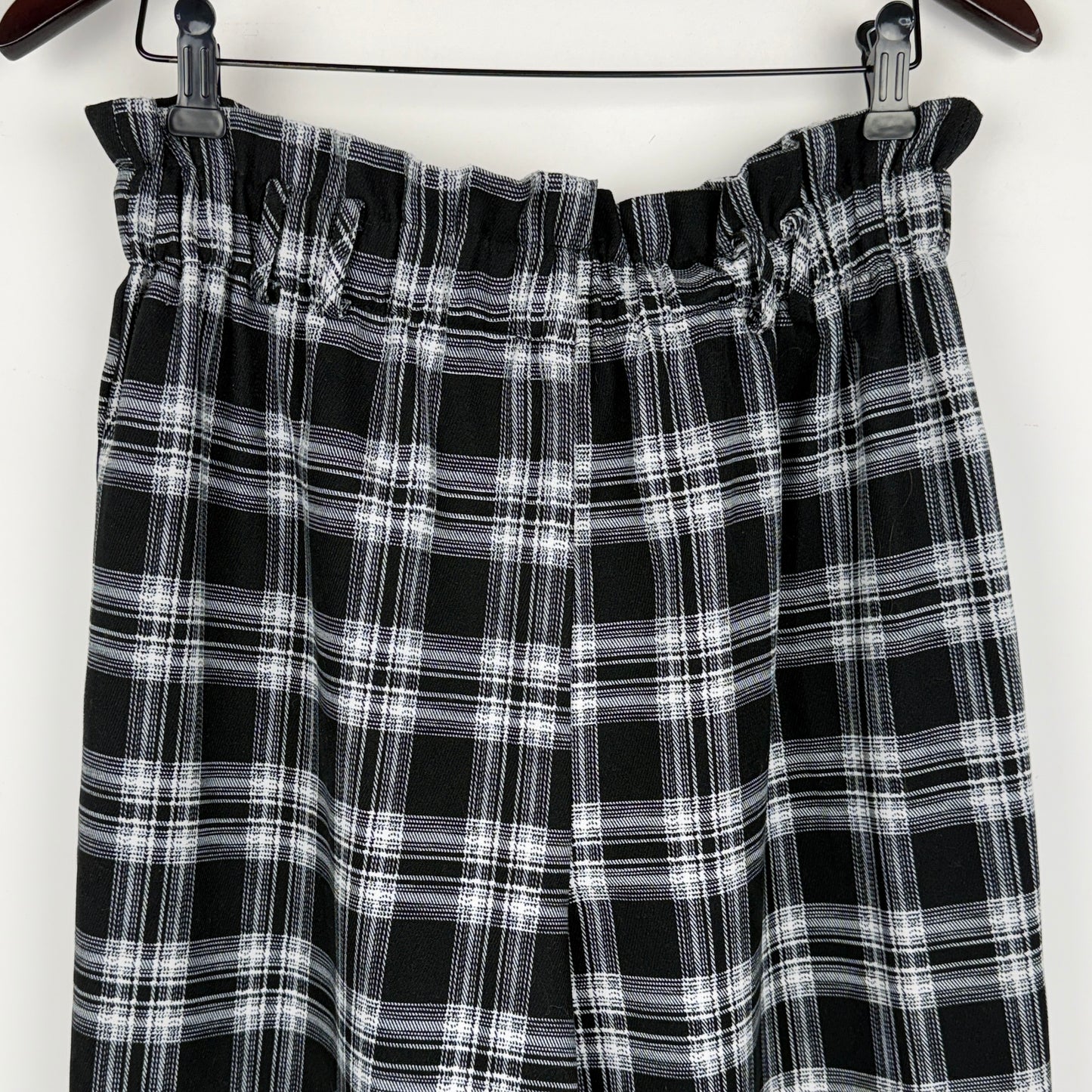 SHEIN Plaid Pull-On Pants