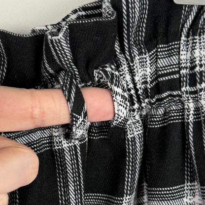 SHEIN Plaid Pull-On Pants