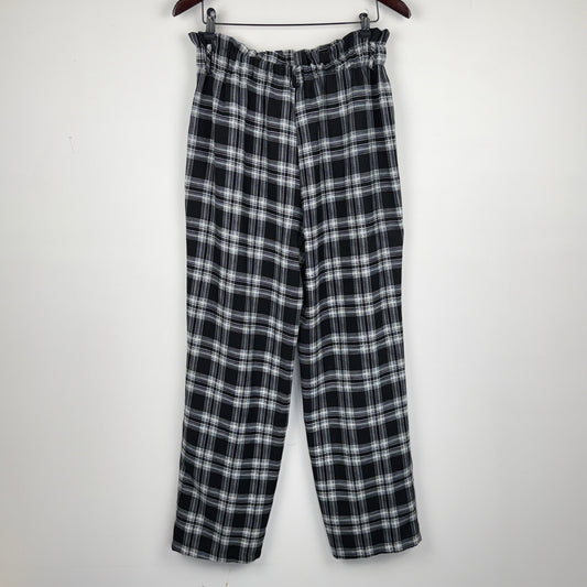 SHEIN Plaid Pull-On Pants