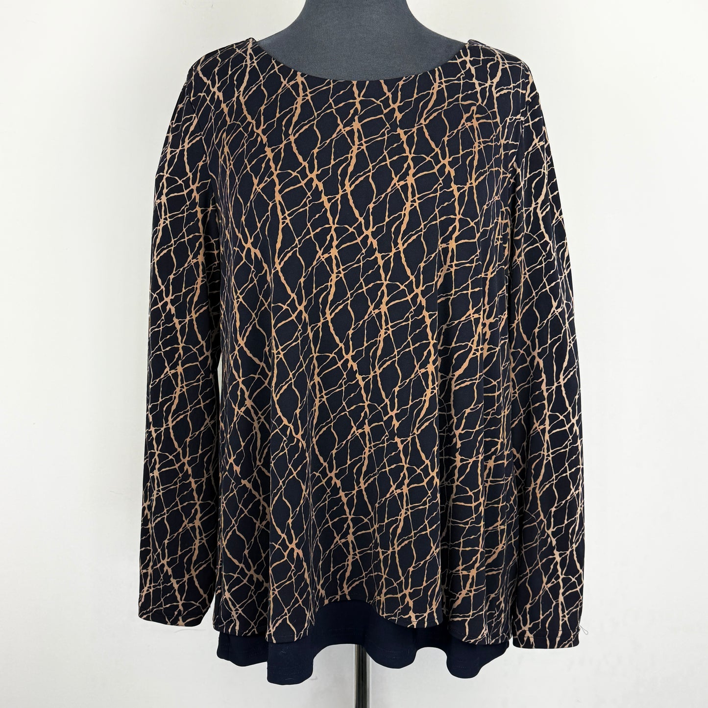 Nina Leonard Layered Tunic Top