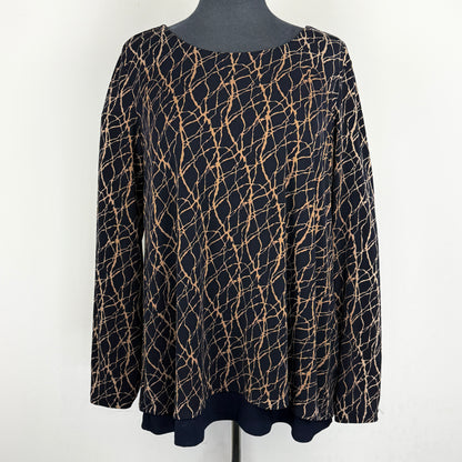Nina Leonard Layered Tunic Top