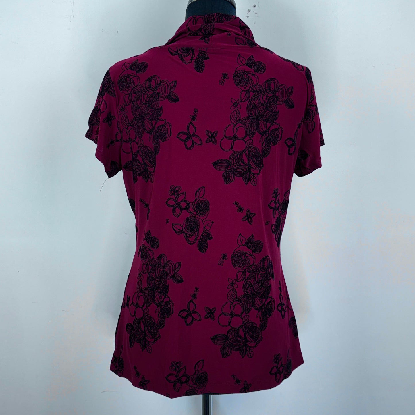 Ricki’s Cowl Flocked Top
