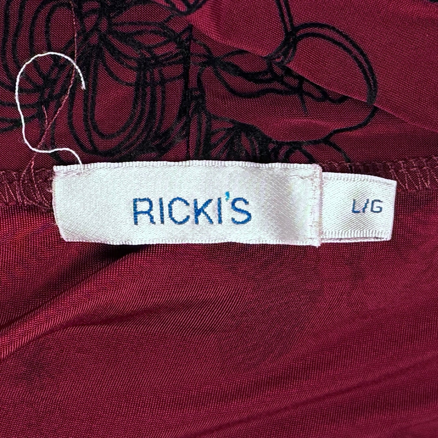 Ricki’s Cowl Flocked Top