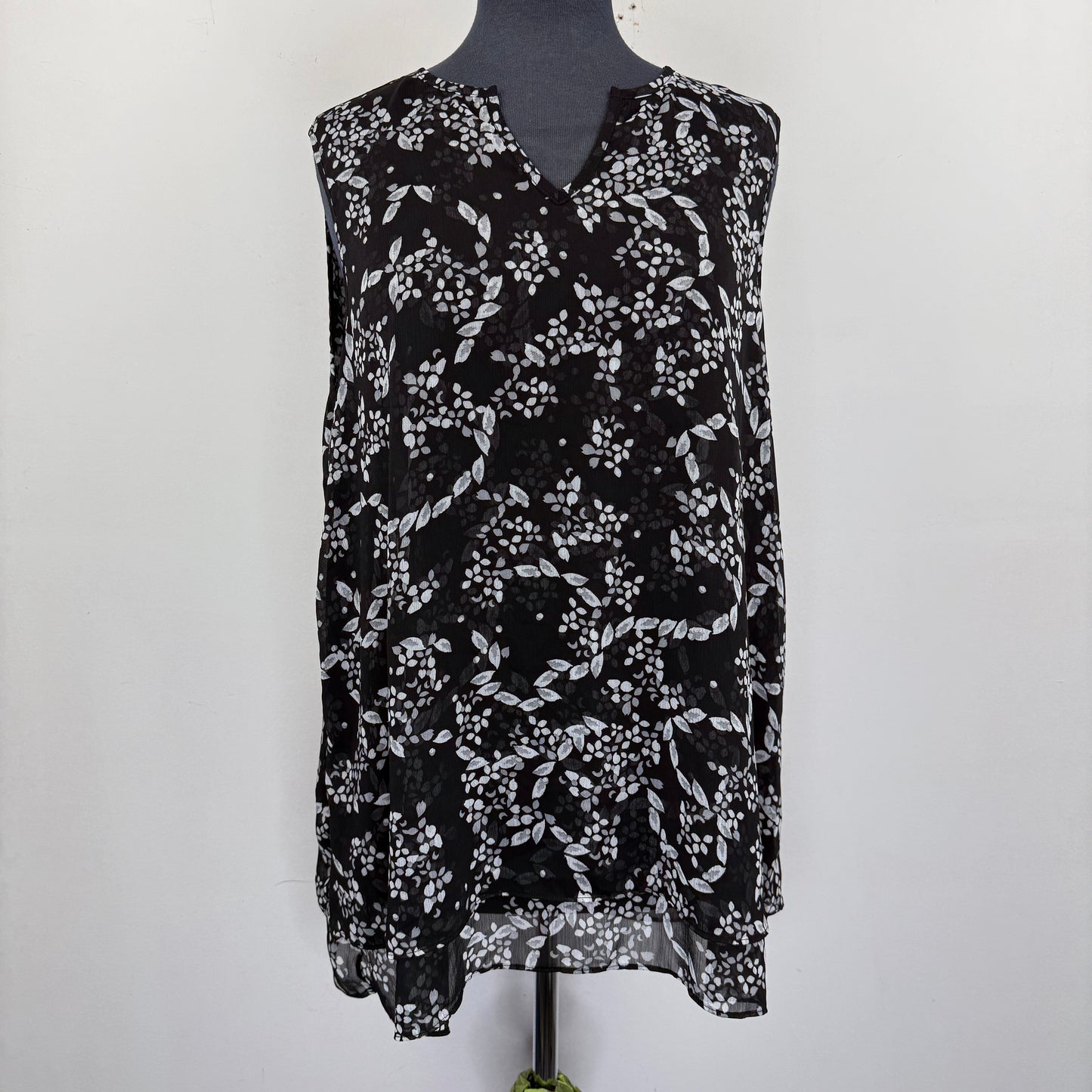 Cristina B Layered Hem Blouse