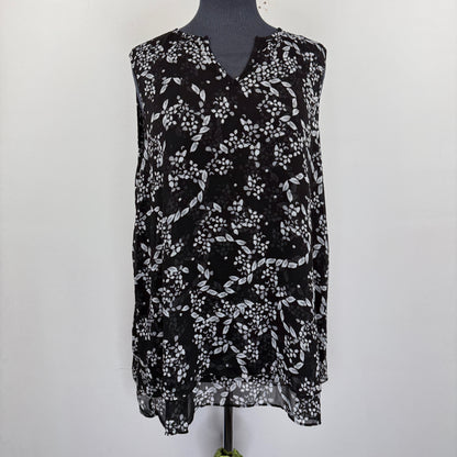 Cristina B Layered Hem Blouse