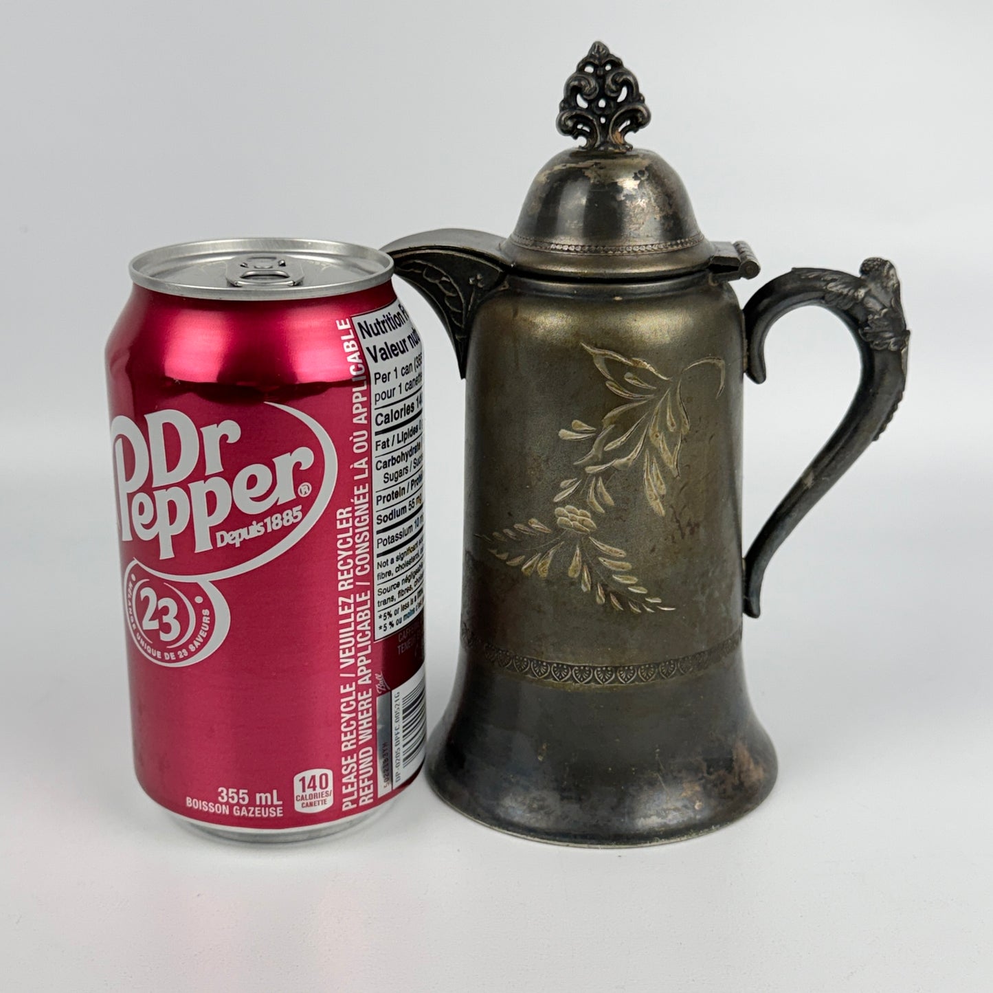 New Amsterdam Floral Silver Pot