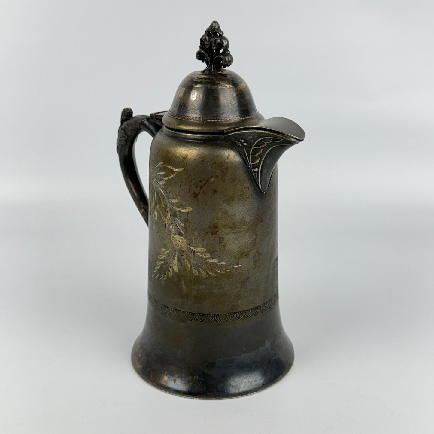 New Amsterdam Floral Silver Pot