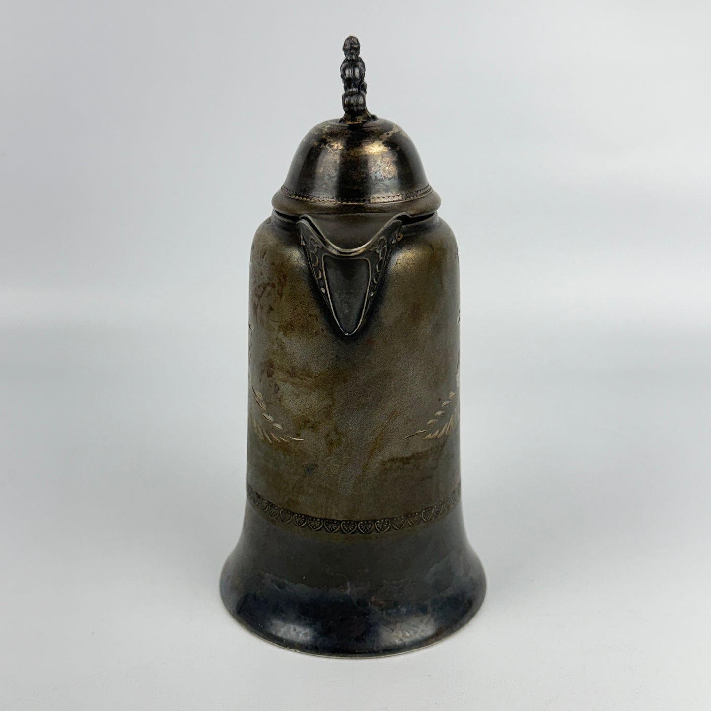 New Amsterdam Floral Silver Pot