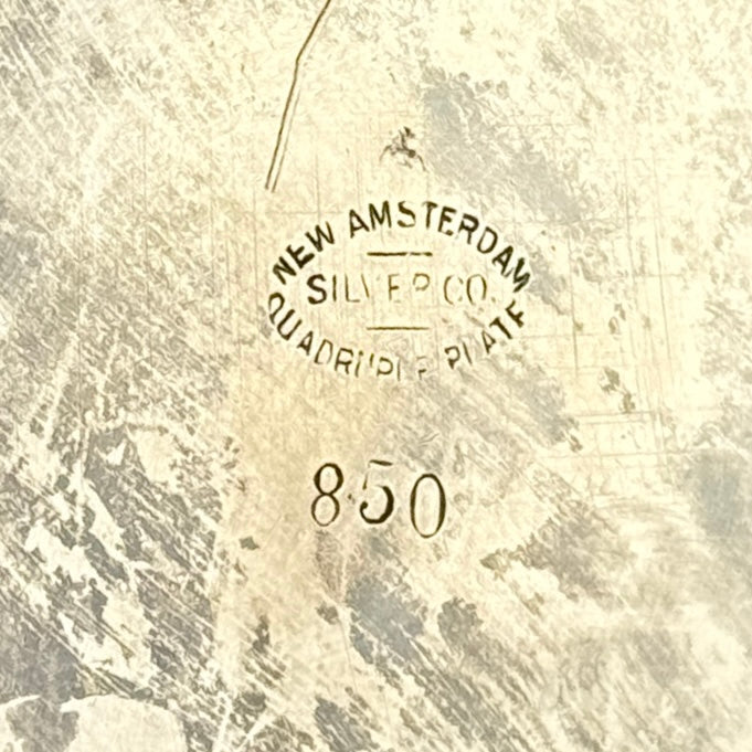 New Amsterdam Floral Silver Pot