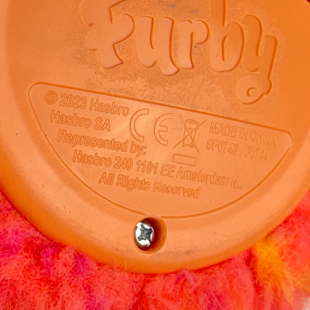 Furby Coral Plush Toy