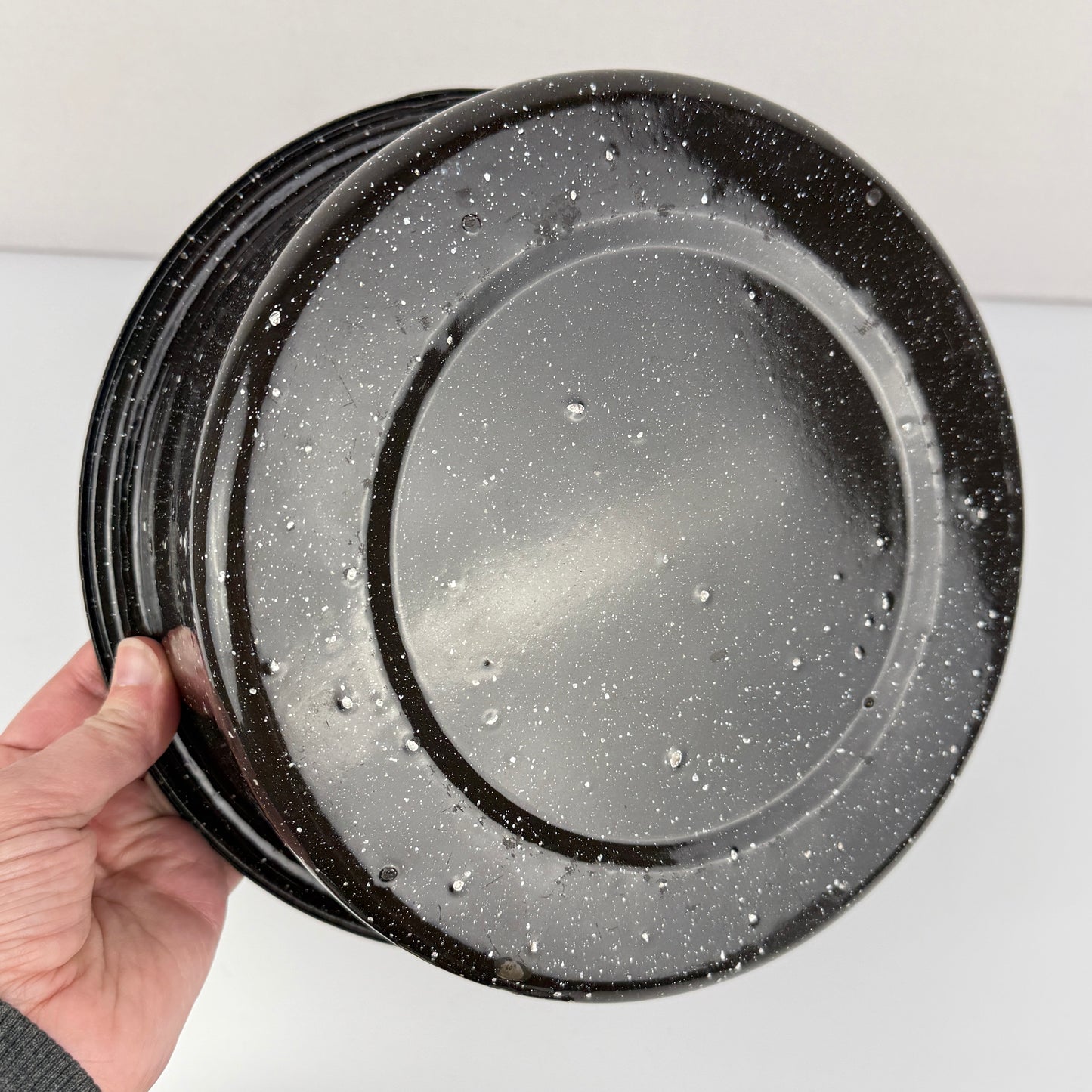 Speckled Enamel Round Roaster