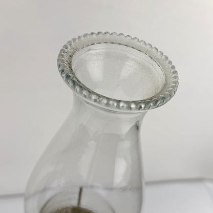 Vintage Ribbed Hurricane Lamp