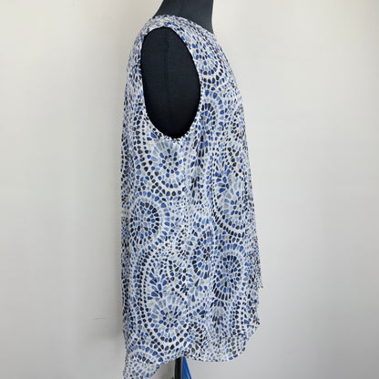 Cristina B Layered Hem Blouse