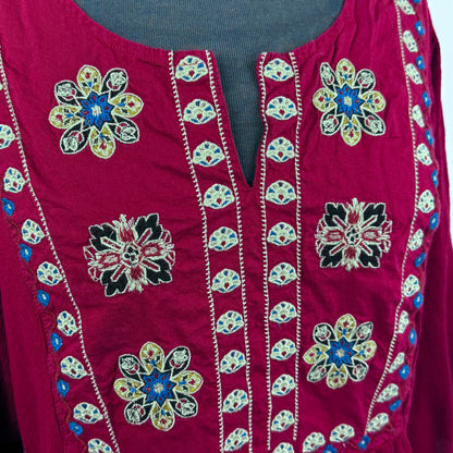 N Reflections Embroidered Top