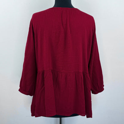 N Reflections Embroidered Top