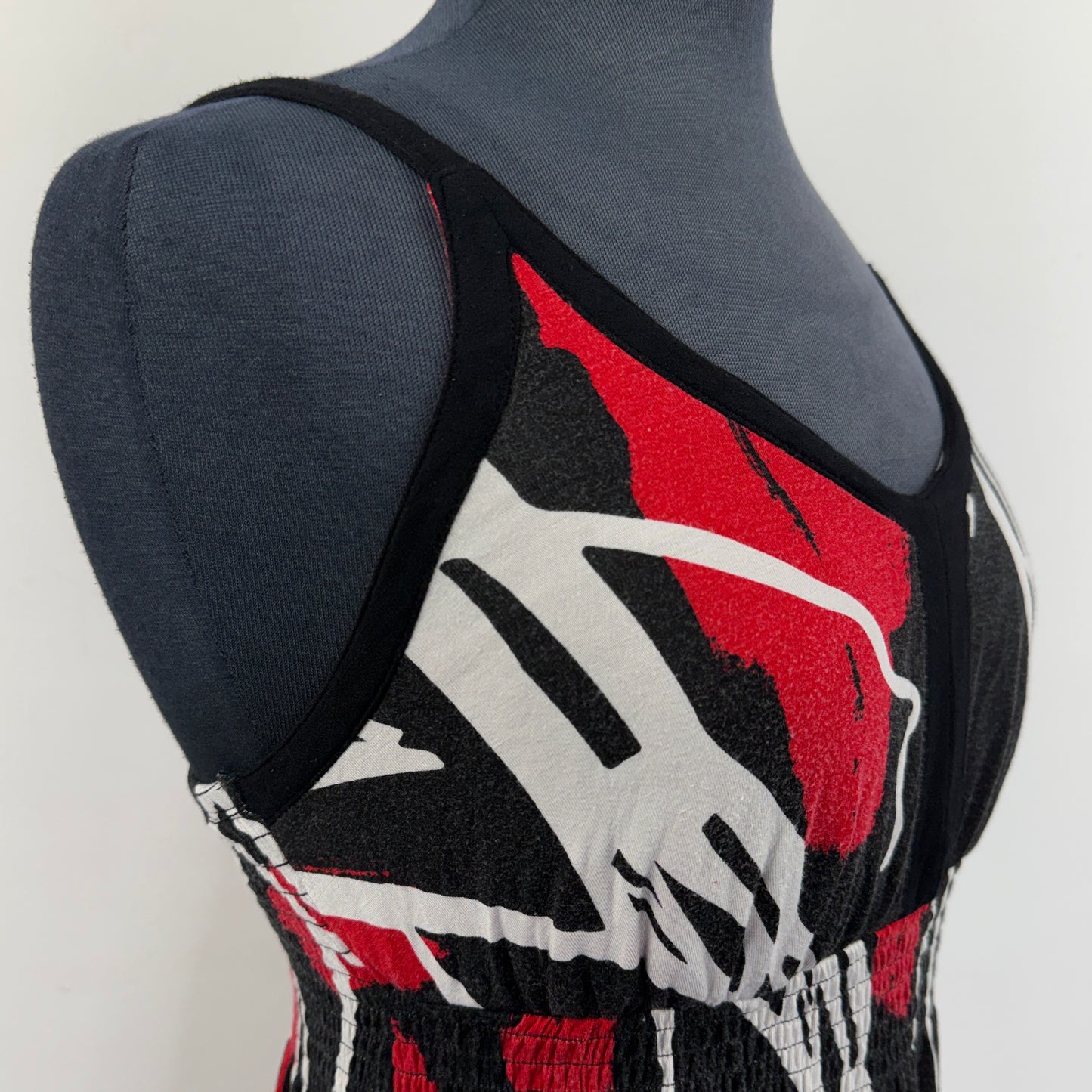 Simon Chang Smocked Dress