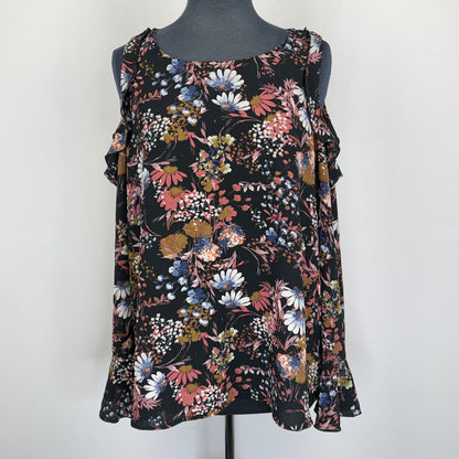 Artizan Ruffle Floral Blouse