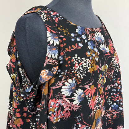 Artizan Ruffle Floral Blouse