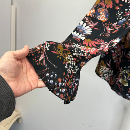 Artizan Ruffle Floral Blouse