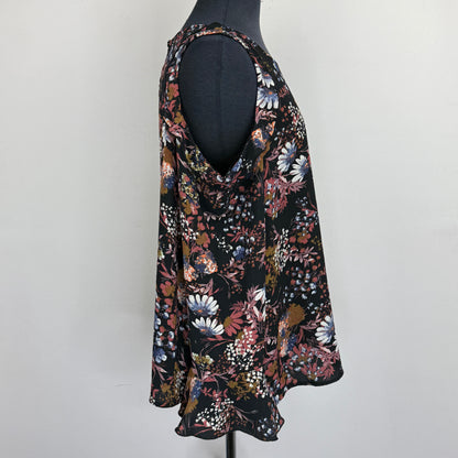 Artizan Ruffle Floral Blouse