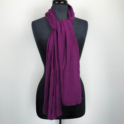 Crinkle Knit Scarf