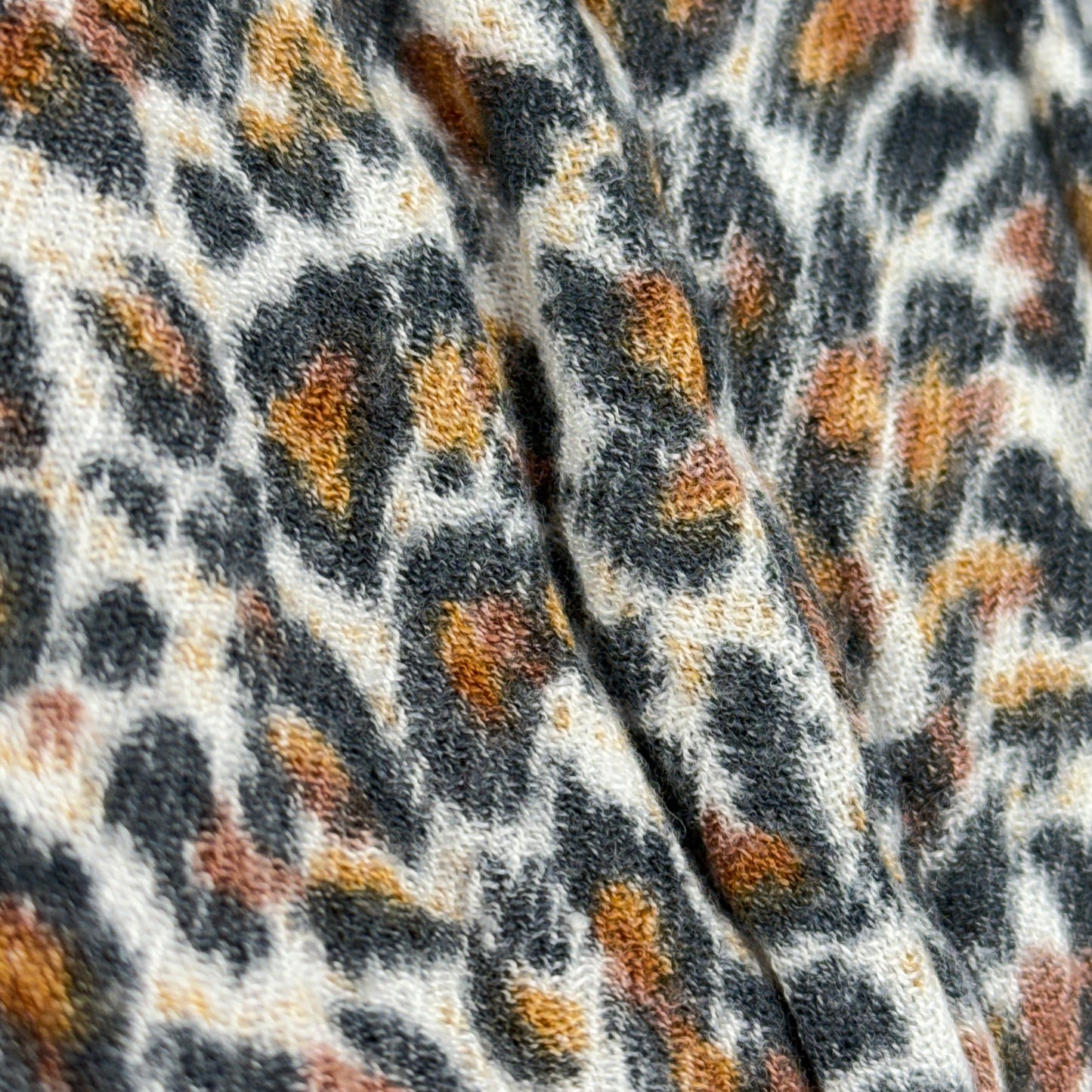 Reitmans Leopard Fringe Scarf