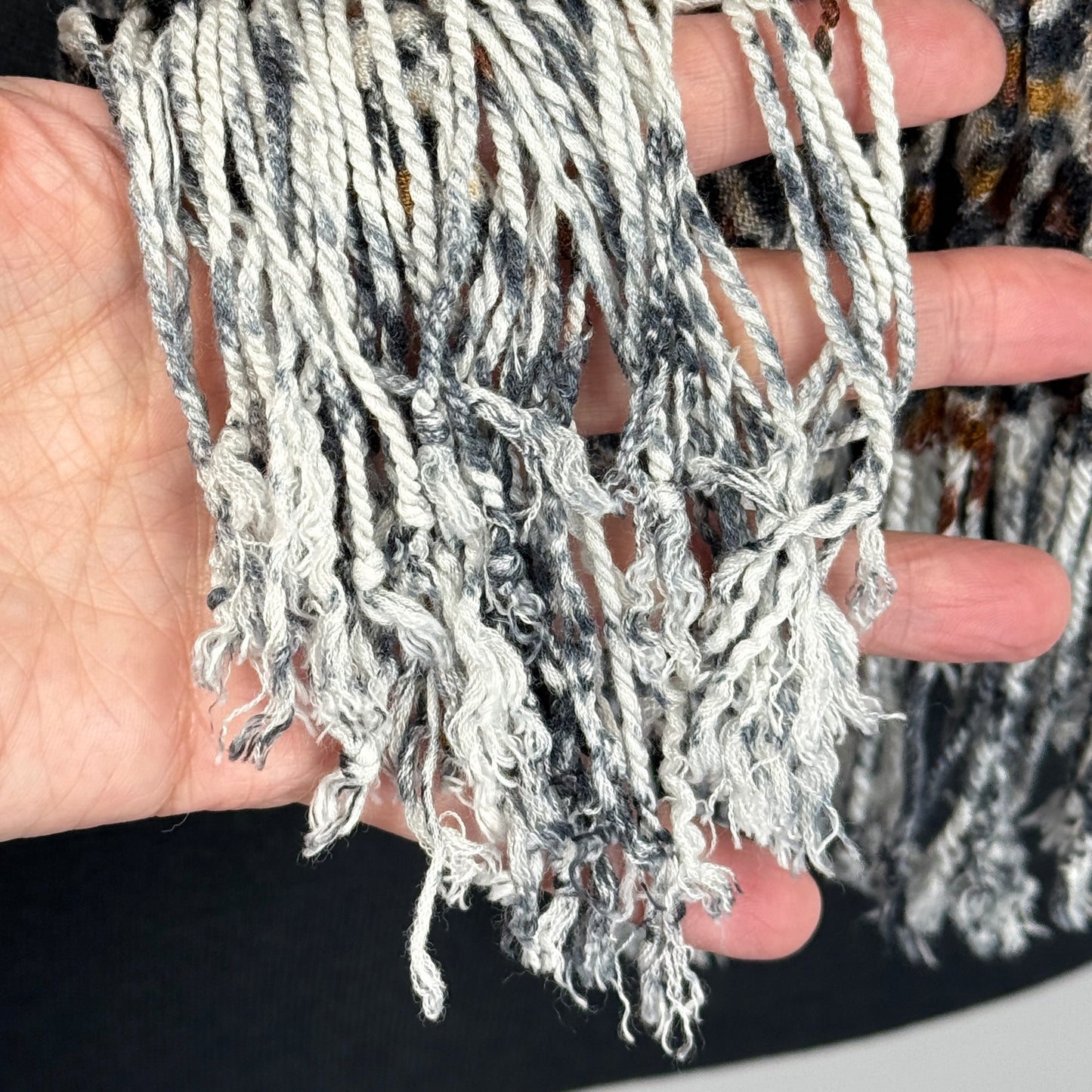 Reitmans Leopard Fringe Scarf