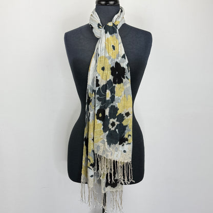 Floral Crinkle Scarf