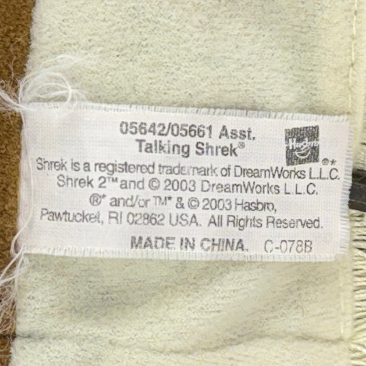 Hasbro Talking Shrek Plush