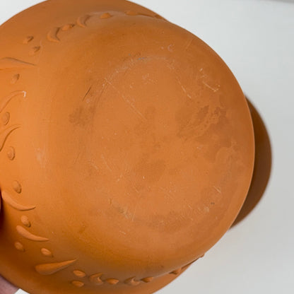 Embossed Terra Cotta Bowls