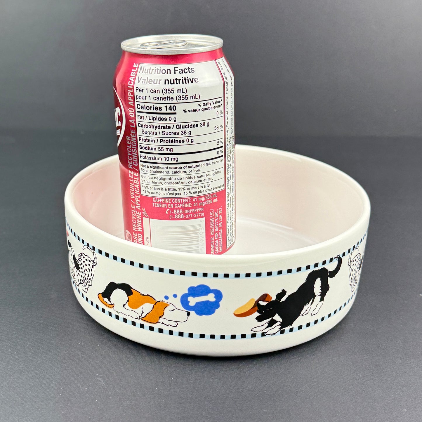 Cartoon Dog Ceramic Bowl