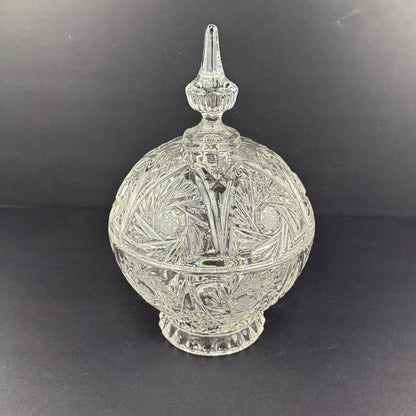 Cut Crystal Apothecary Jar